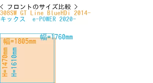 #308SW GT Line BlueHDi 2014- + キックス  e-POWER 2020-